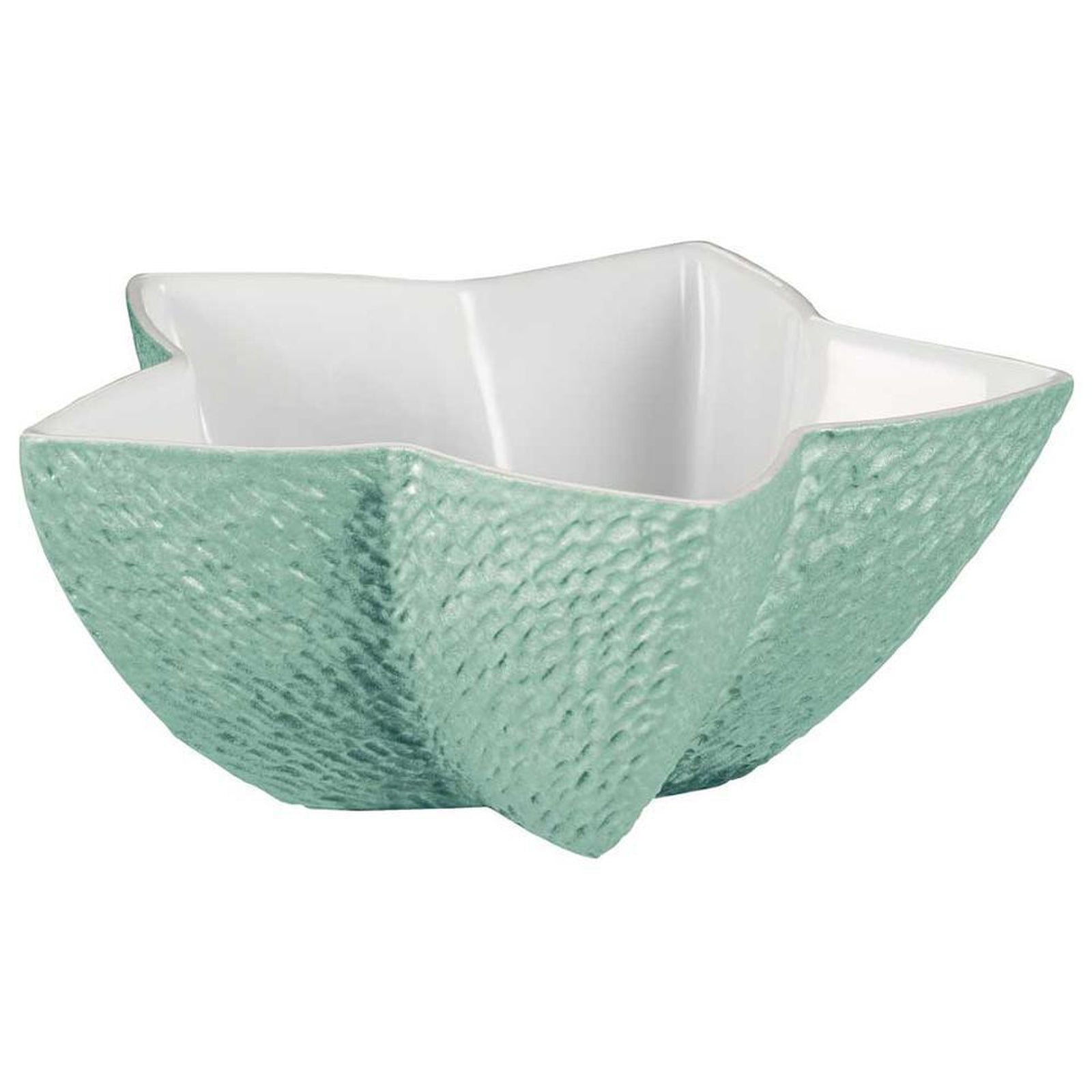 Raynaud Mineral Irise Turquoise Star Sugar Bowl