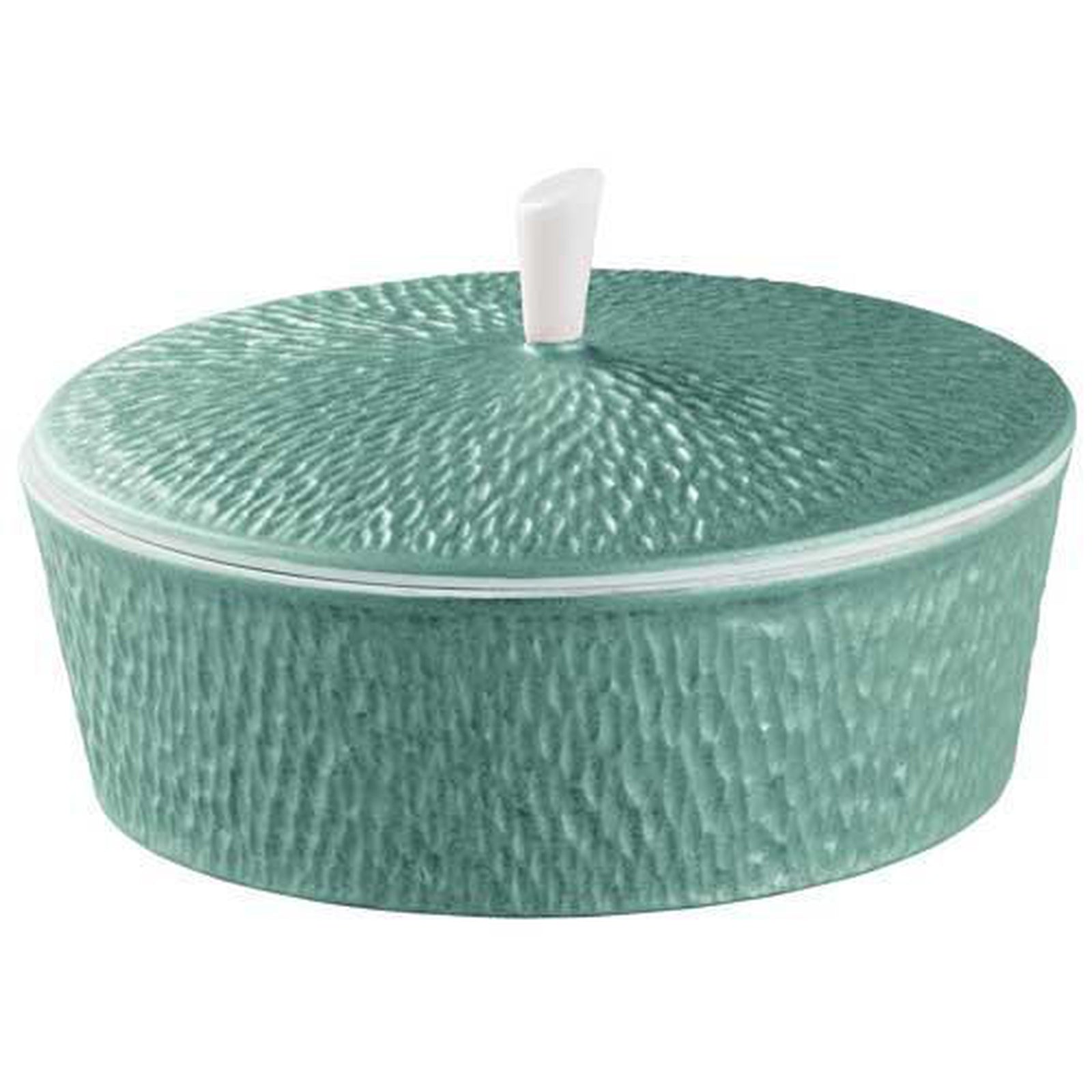 Raynaud Mineral Irise Turquoise Covered Sugar Bowl