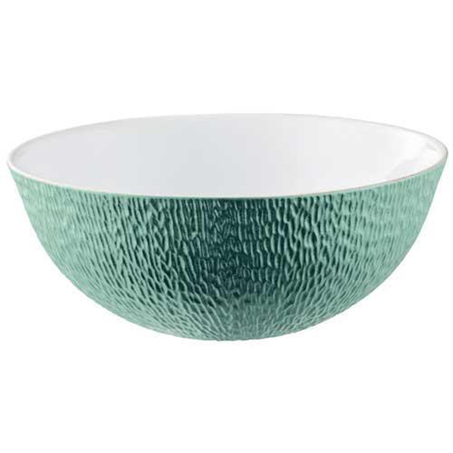 Raynaud Mineral Irise Turquoise Calabash Shaped Salad Bowl