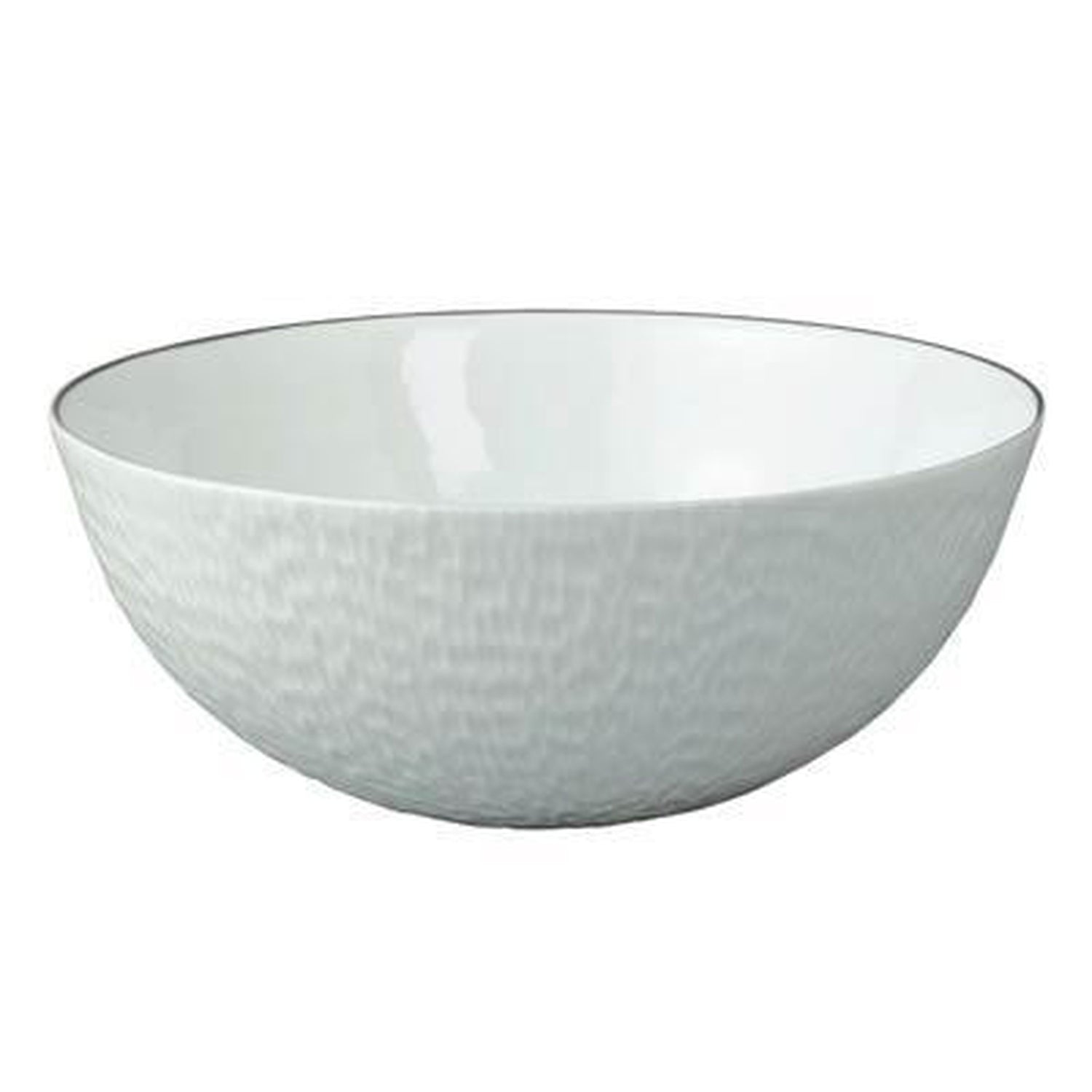 Raynaud Mineral Filet Platinum Salad Bowl Calabash Shaped