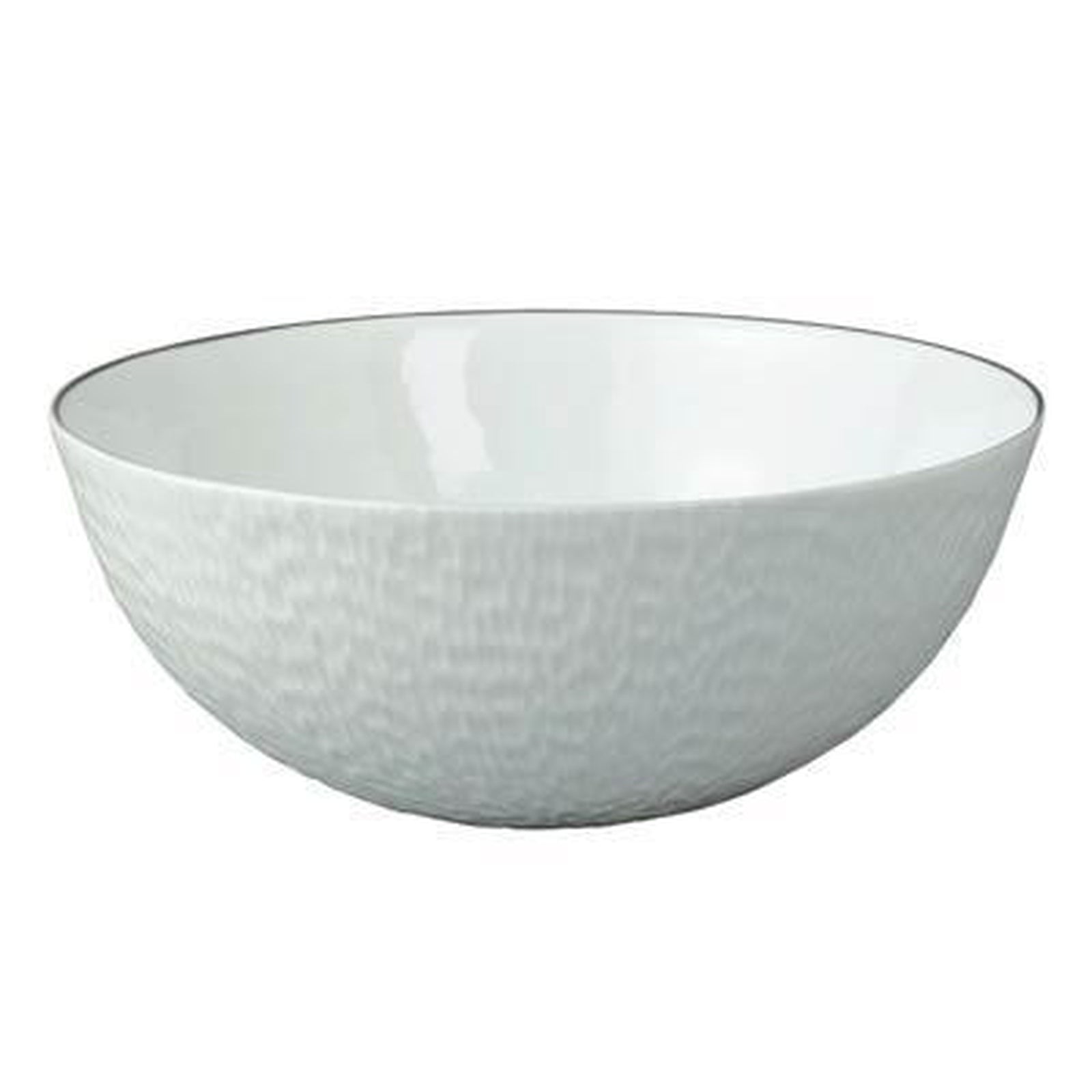Raynaud Mineral Filet Platinum Salad Bowl Calabash Shaped