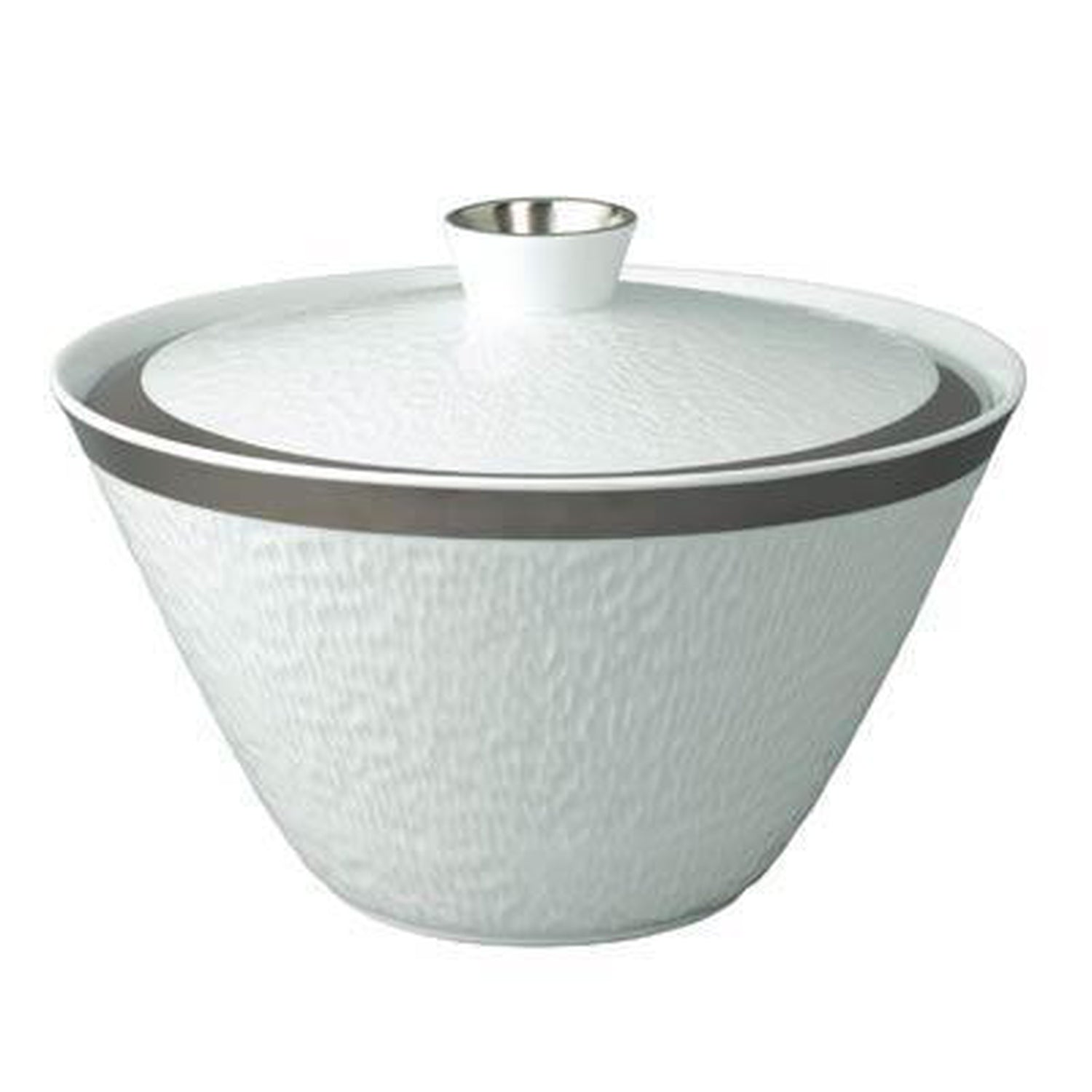 Raynaud Mineral Filet Platinum Soup Tureen