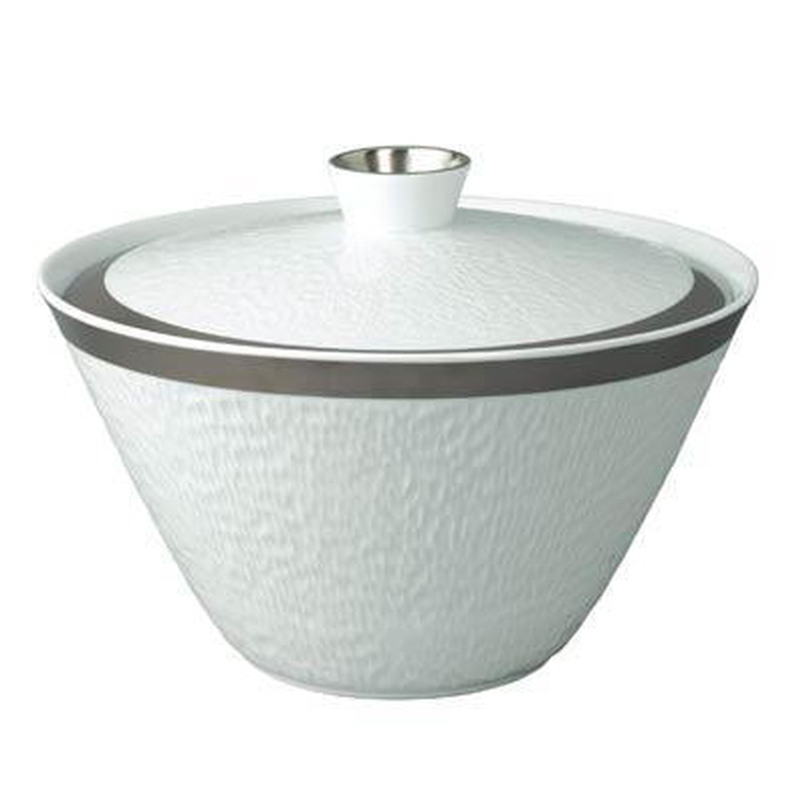 Raynaud Mineral Filet Platinum Soup Tureen