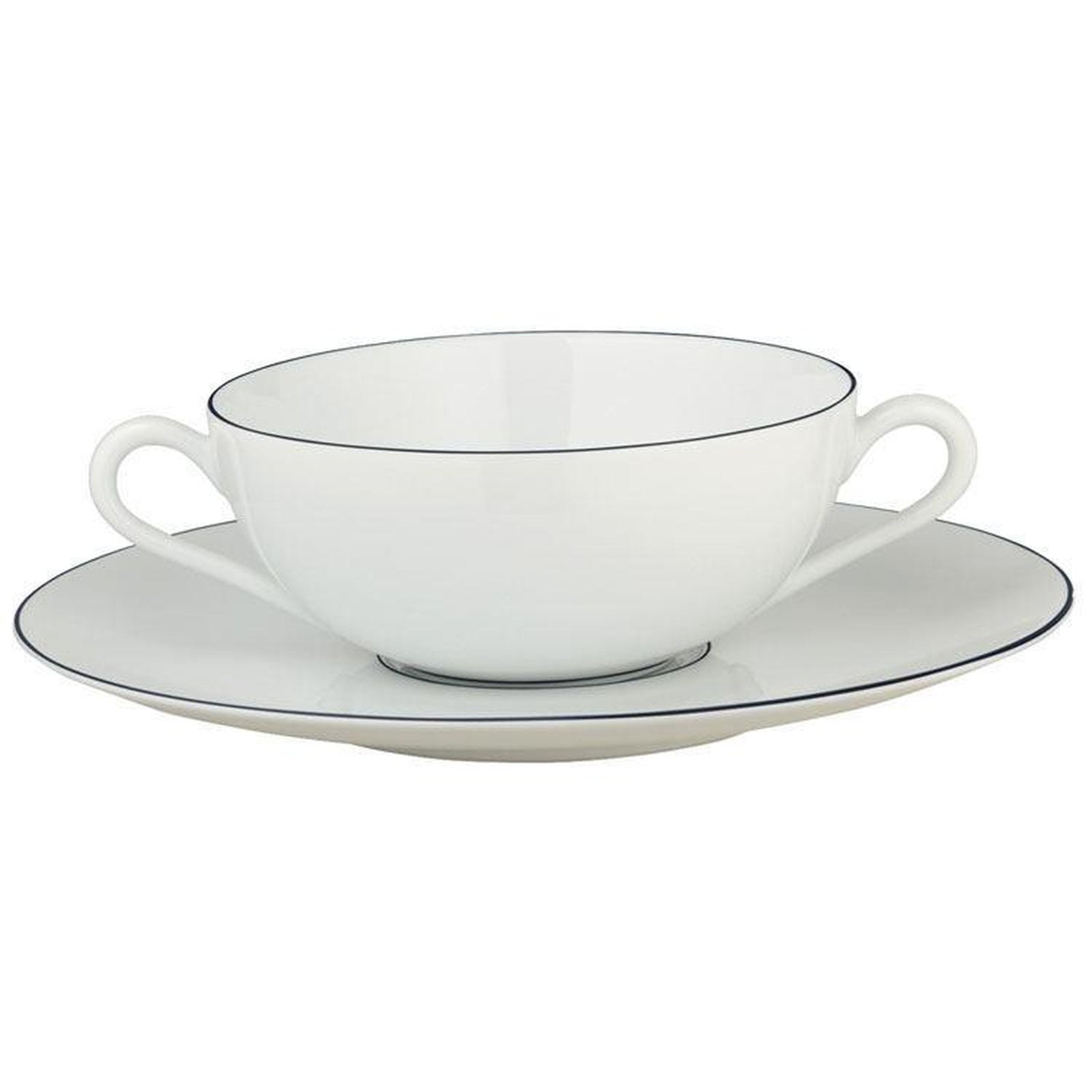 Raynaud Monceau Black Cream Soup Saucer