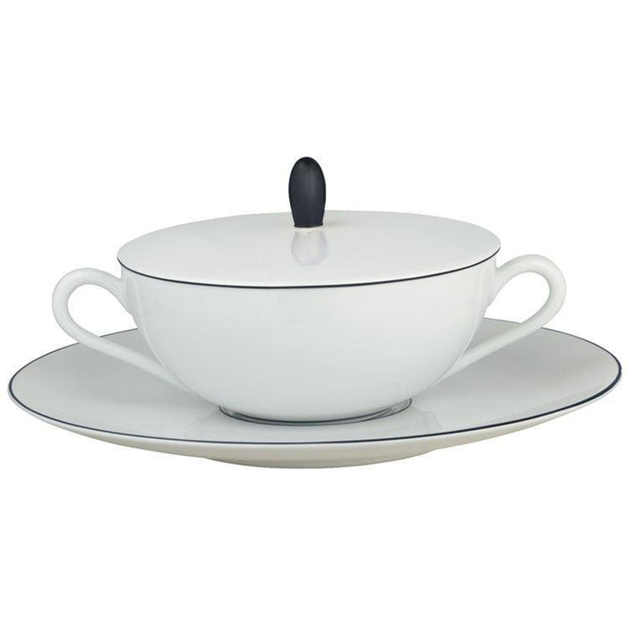 Raynaud Monceau Black Cover For Cream Soup Cup