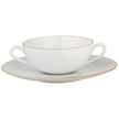 Raynaud Monceau Orange Abricot Cream Soup Saucer