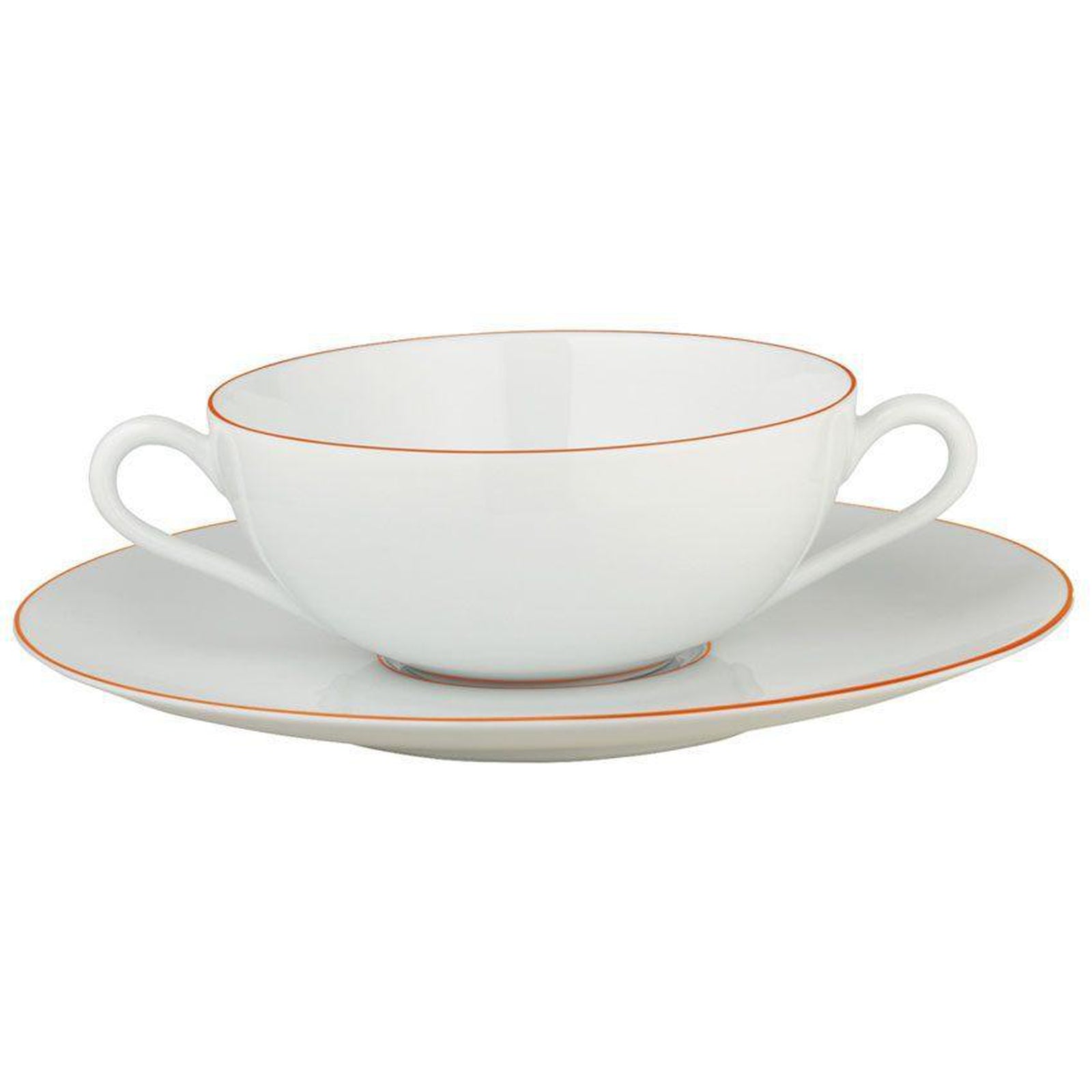 Raynaud Monceau Orange Abricot Cream Soup Saucer