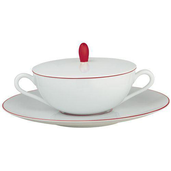 Raynaud Monceau Rouge (Red) Cover For Cream Soup Cup