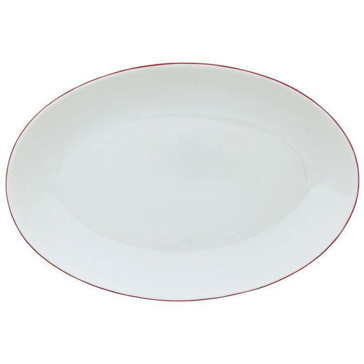 Raynaud Monceau Rouge Red Oval Dish/Platter Small