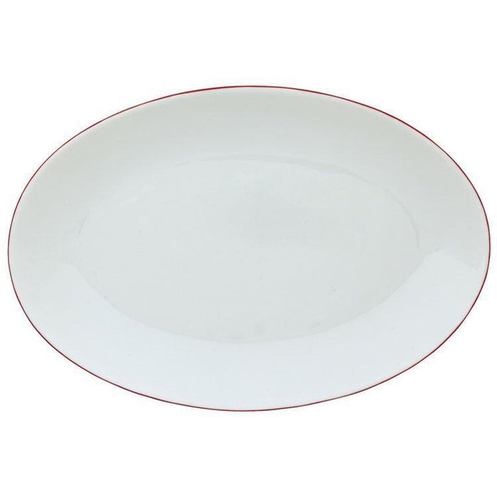 Raynaud Monceau Rouge (Red) Oval Dish/Platter Small