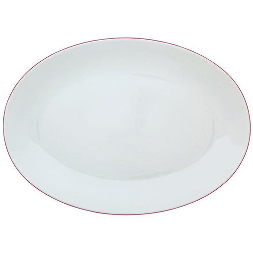 Raynaud Monceau Rouge Red Oval Dish/Platter Large