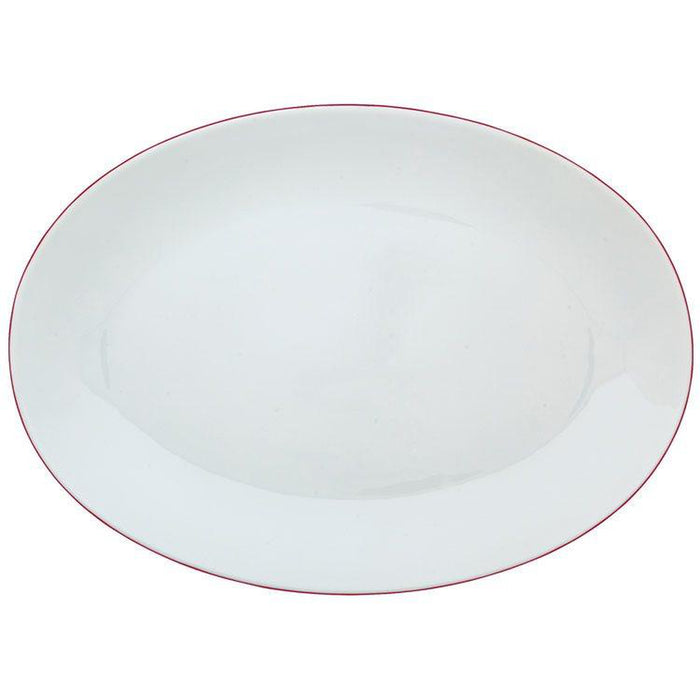 Raynaud Monceau Rouge (Red) Oval Dish/Platter Large