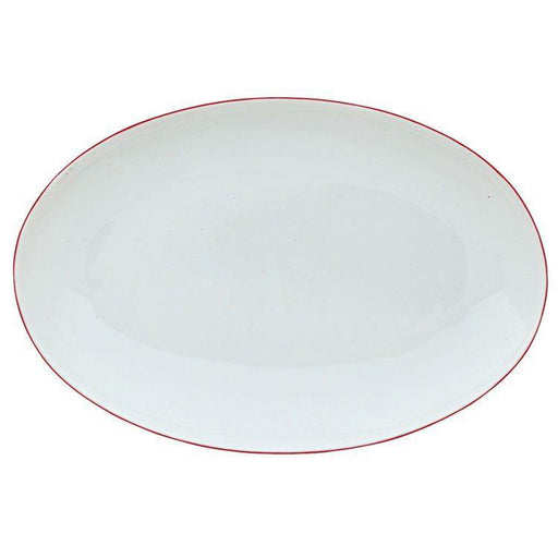 Raynaud Monceau Rouge Red Pickle Dish