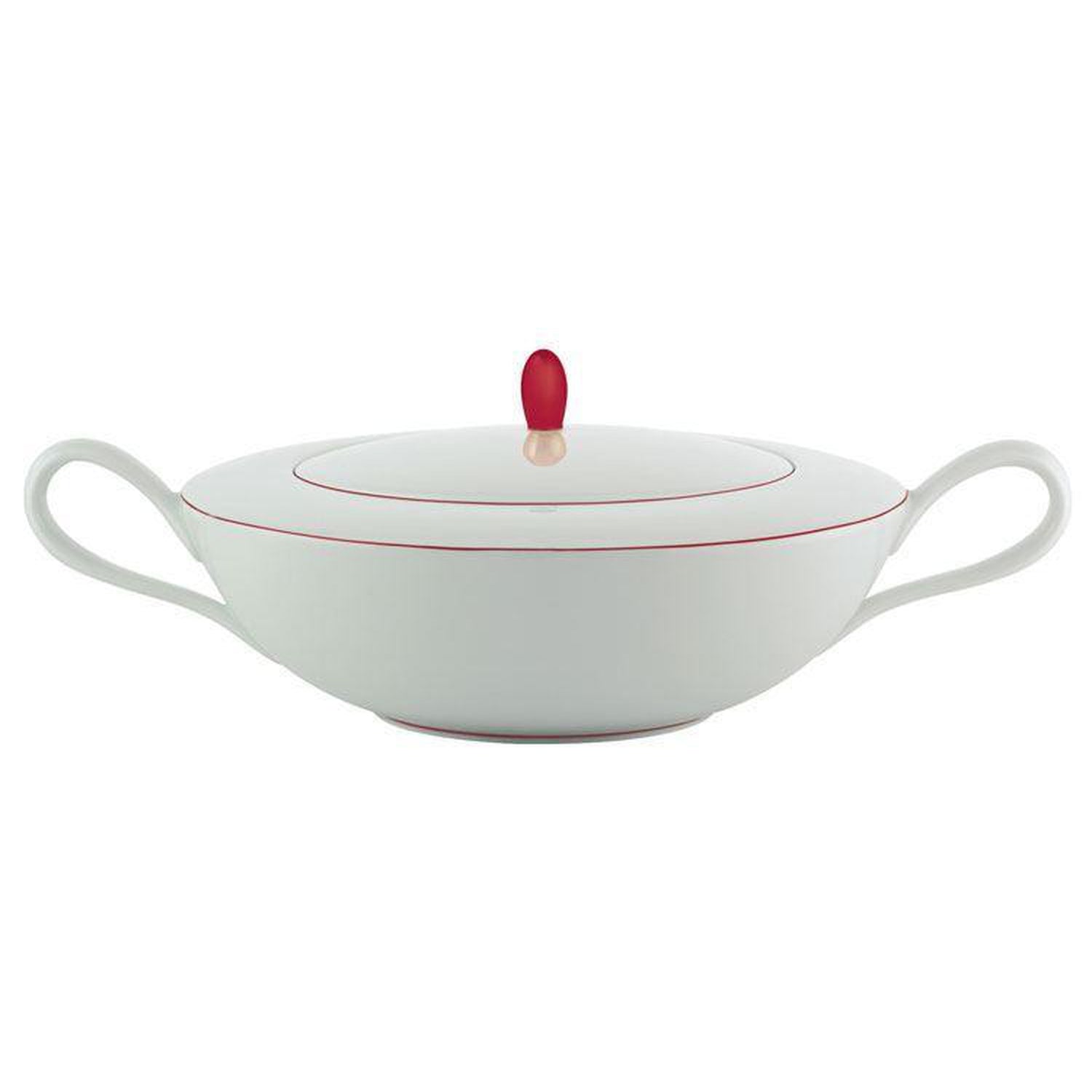 Raynaud Monceau Rouge Red Soup Tureen