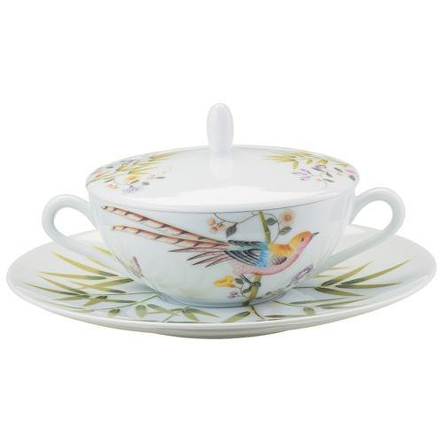Raynaud Paradis White Cream Soup Saucer