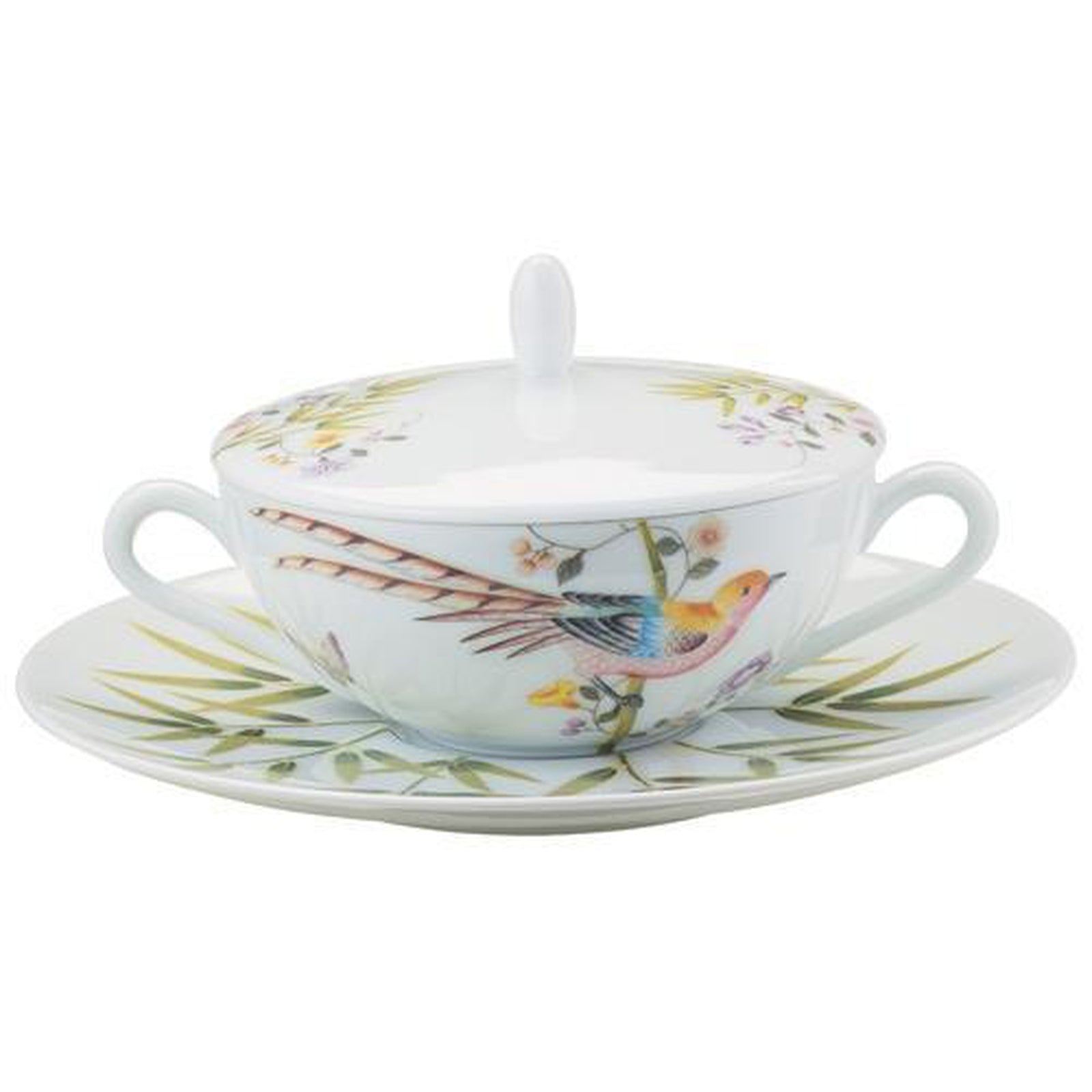 Raynaud Paradis White Cream Soup Saucer