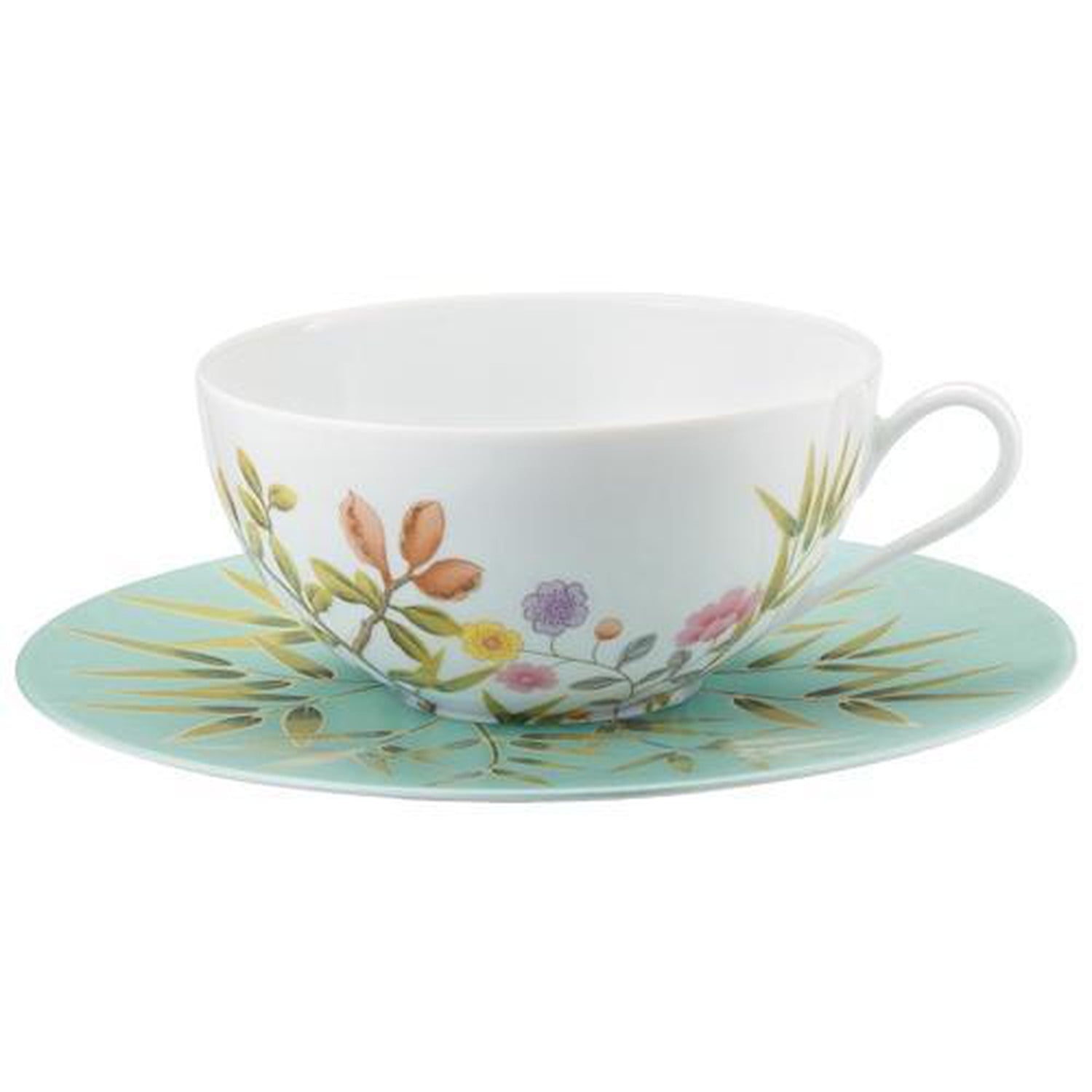 Raynaud Paradis Turquoise Breakfast Saucer