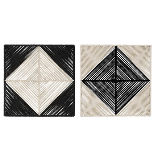 Uttermost Seeing Double Rope Wall Squares - Set of 2