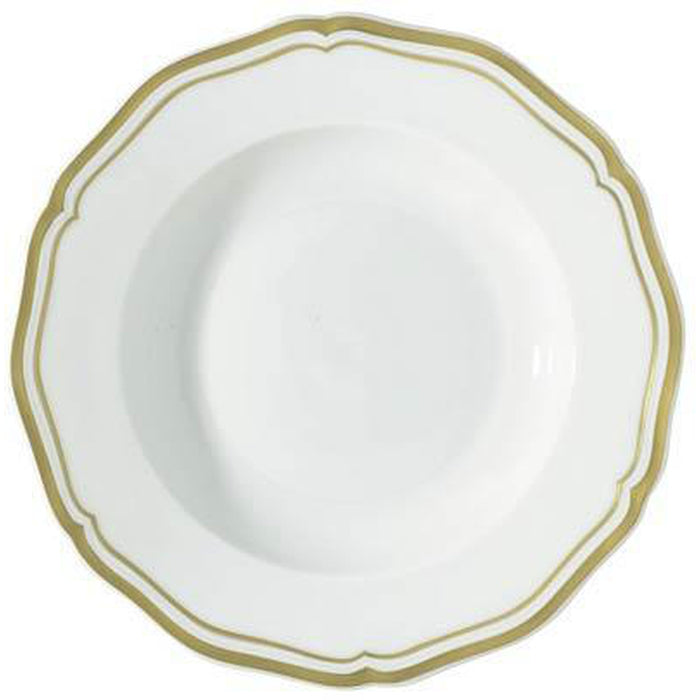 Raynaud Polka Or/Gold French Rim Soup Plate