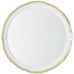 Raynaud Polka Or/Gold Round Flat Cake Plate
