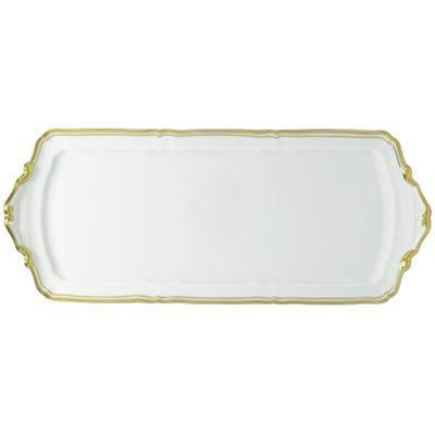 Raynaud Polka Or/Gold Long Cake Plate