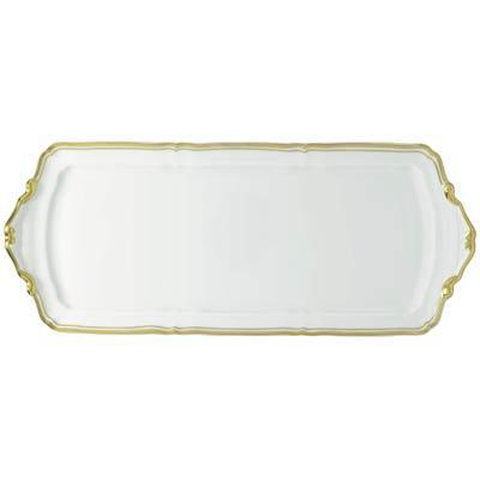 Raynaud Polka Or/Gold Long Cake Plate