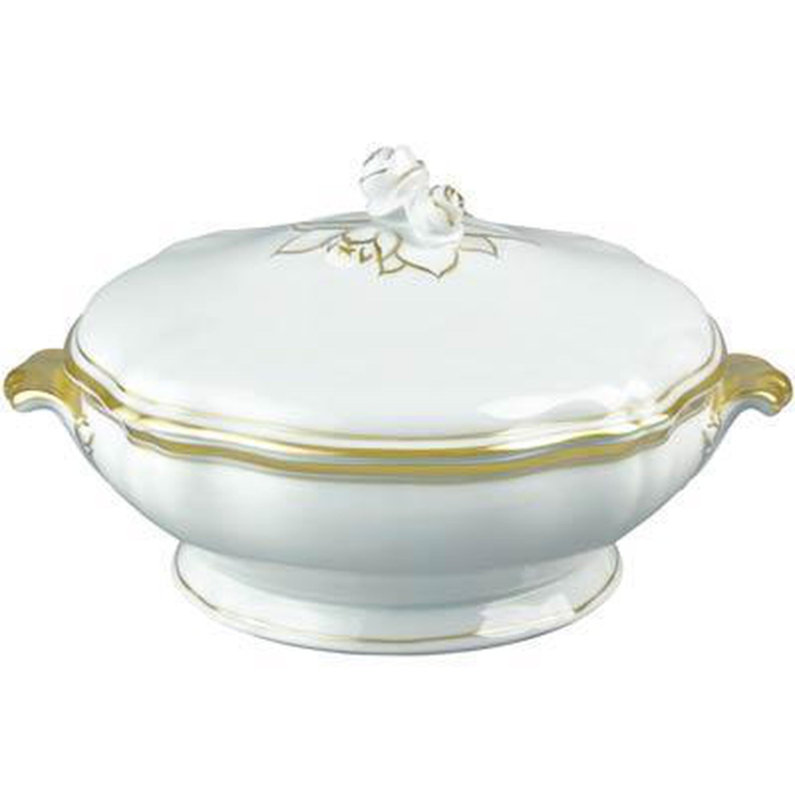 Raynaud Polka Or/Gold Covered Vegetable