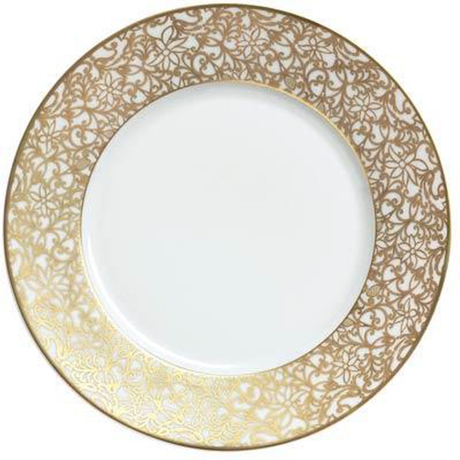 Raynaud Salamanque Or/Gold White American Dinner Plate