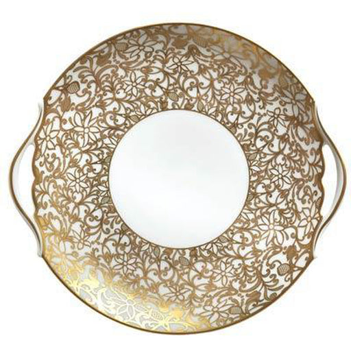 Raynaud Salamanque Or/Gold White Cake Dish With Hands