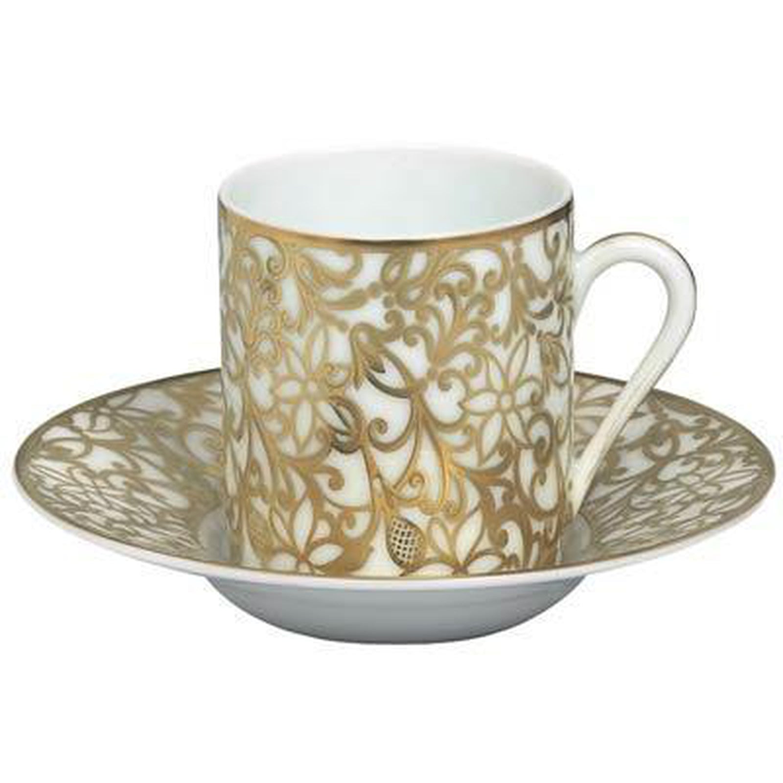Raynaud Salamanque Or/Gold White Coffee Cup