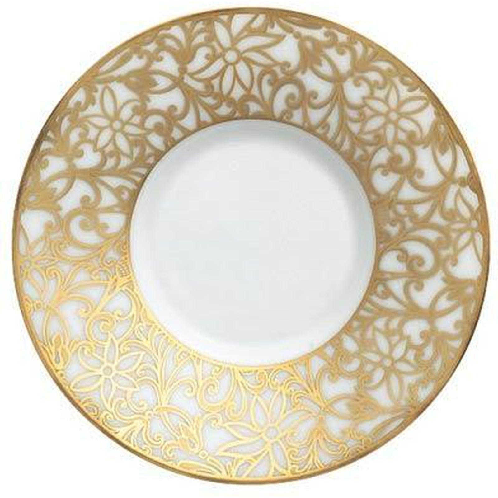 Raynaud Salamanque Or/Gold White Coffee Saucer