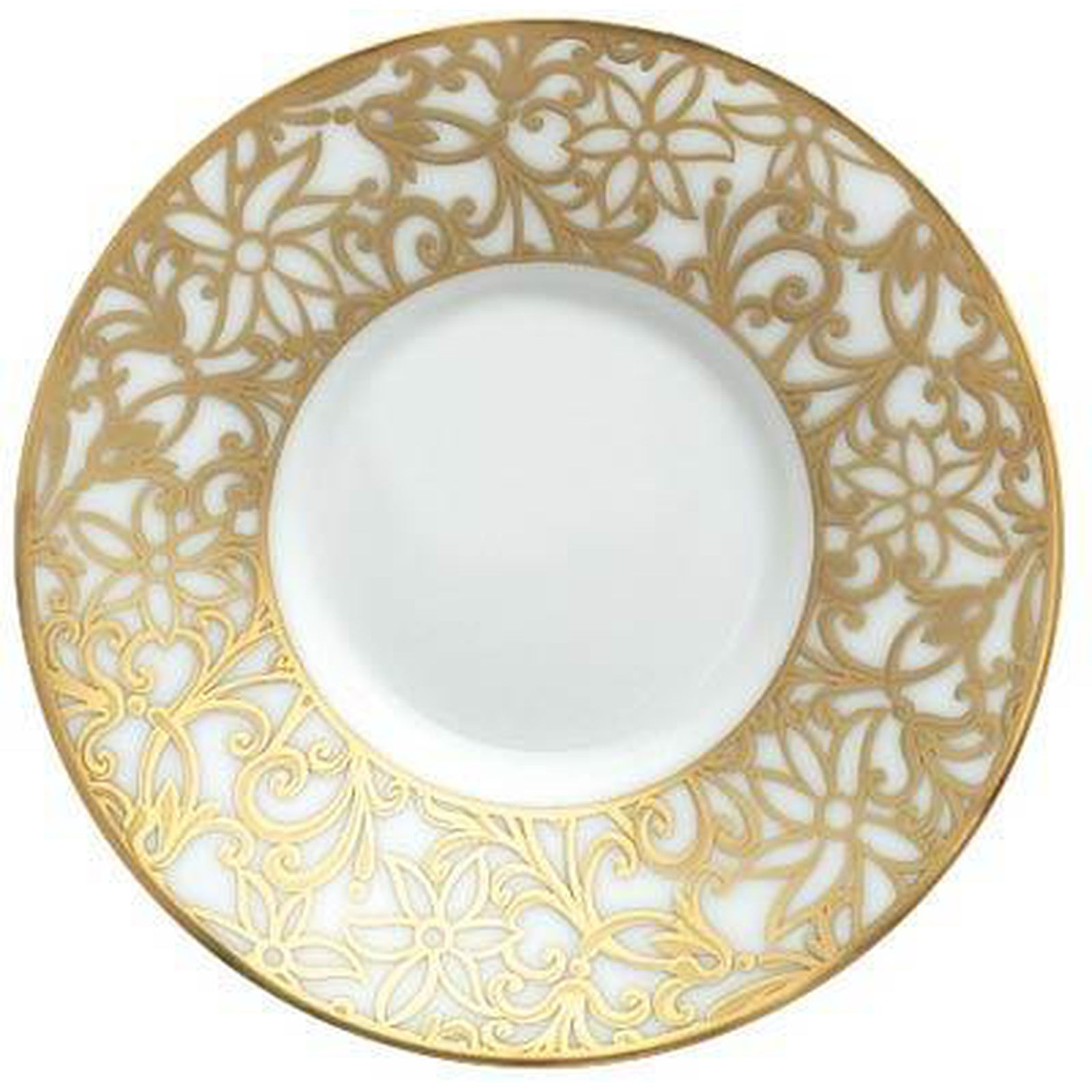 Raynaud Salamanque Or/Gold White Moka Saucer