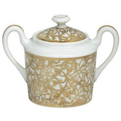 Raynaud Salamanque Or/Gold White Sugar Bowl