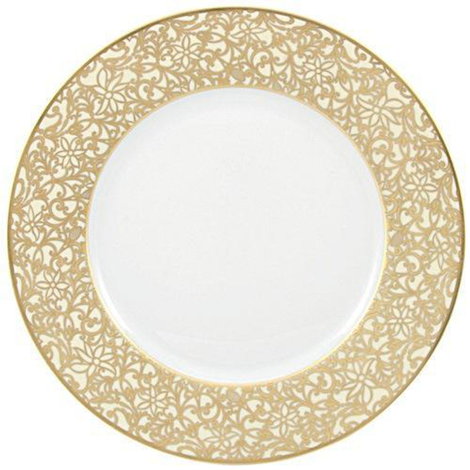 Raynaud Salamanque Or/Gold Ivory Salad Cake Plate