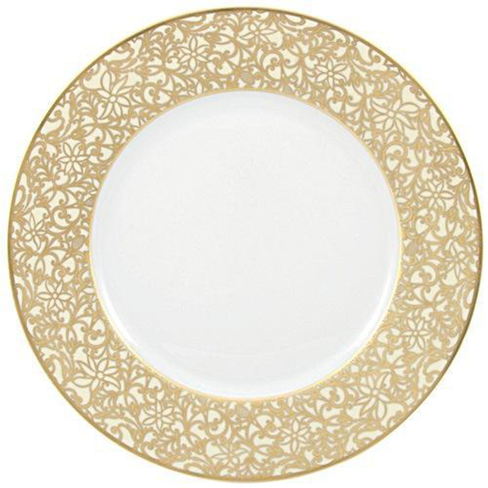 Raynaud Salamanque Or/Gold Ivory Salad Cake Plate