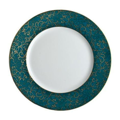 Raynaud Salamanque Or/Gold Turquoise Salad Cake Plate