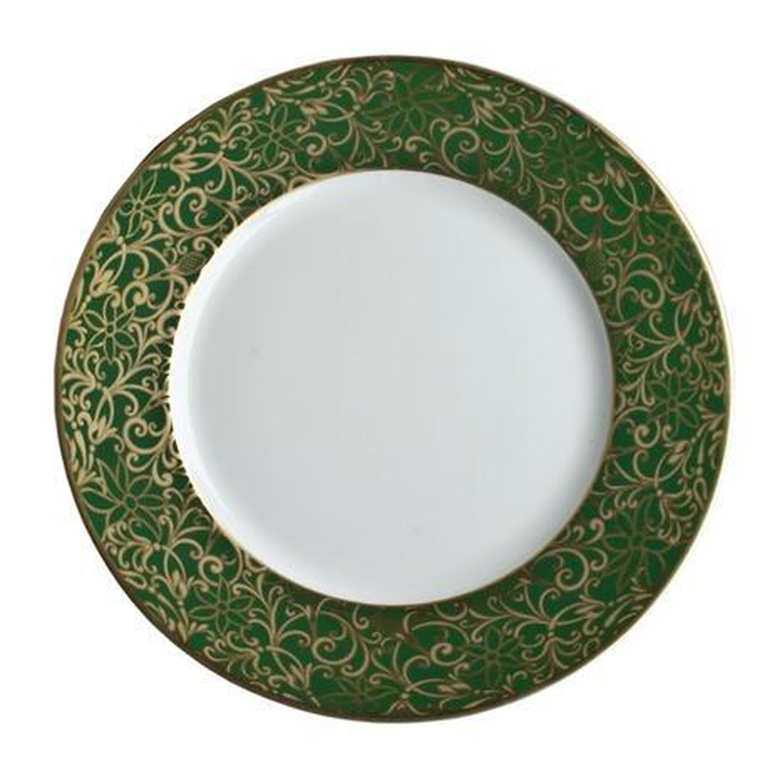 Raynaud Salamanque Or/Gold Green Salad Cake Plate