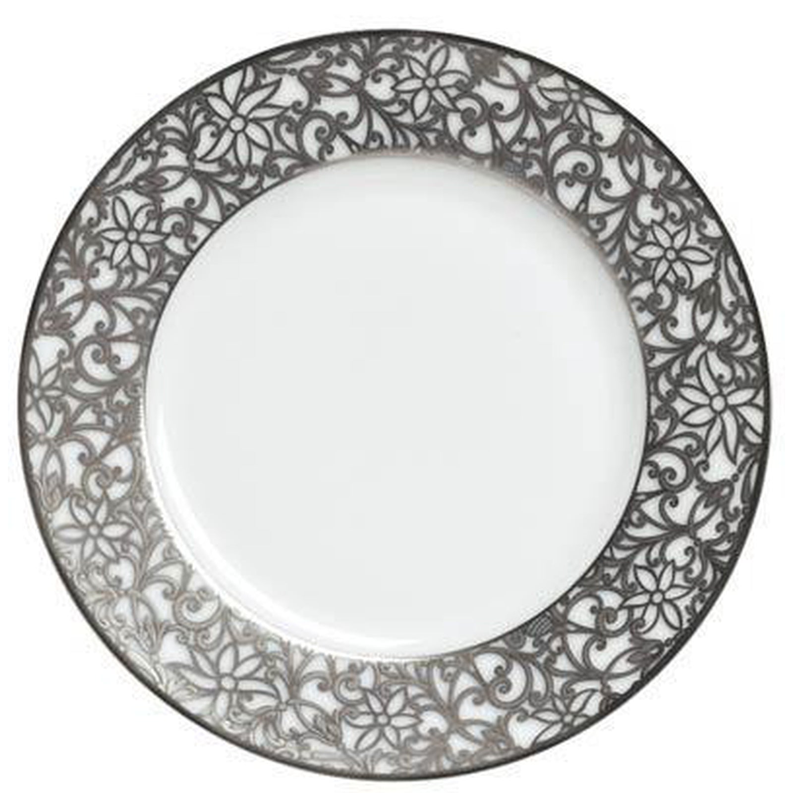 Raynaud Salamanque Platinum White Salad Cake Plate