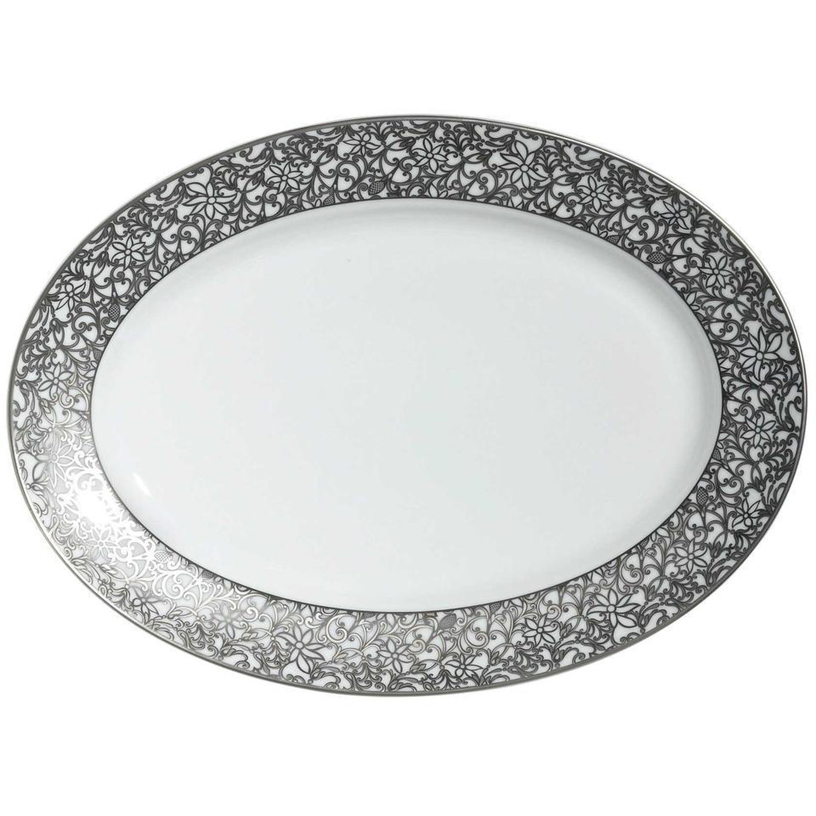 Raynaud Salamanque Platinum White Deep Chop Plate