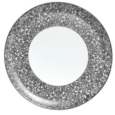 Raynaud Salamanque Platinum White Flat Cake Plate