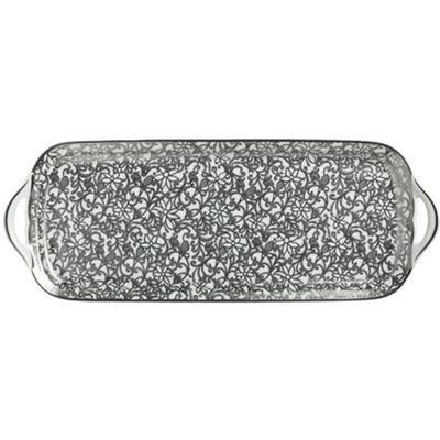 Raynaud Salamanque Platinum White Long Cake Plate