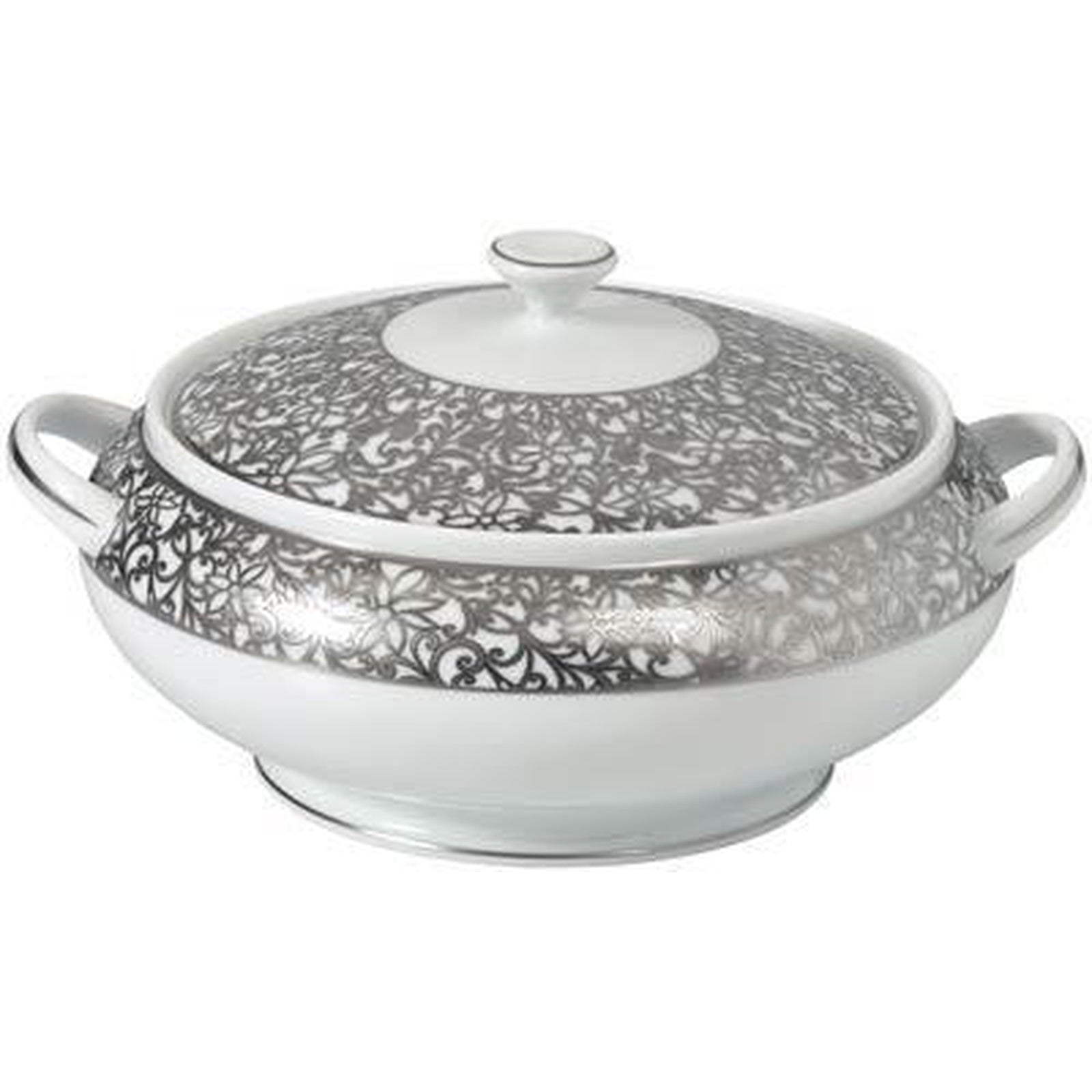 Raynaud Salamanque Platinum White Soup Tureen