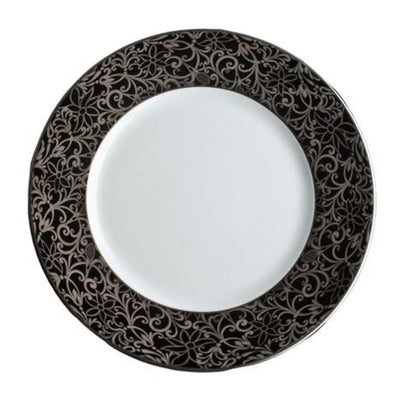 Raynaud Salamanque Platinum Black Salad Cake Plate