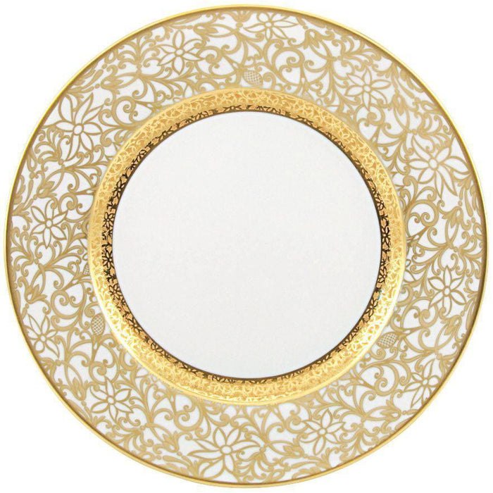 Raynaud Tolede Or/Gold White Dessert Plate