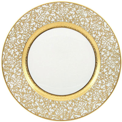 Raynaud Tolede Or/Gold White American Dinner Plate