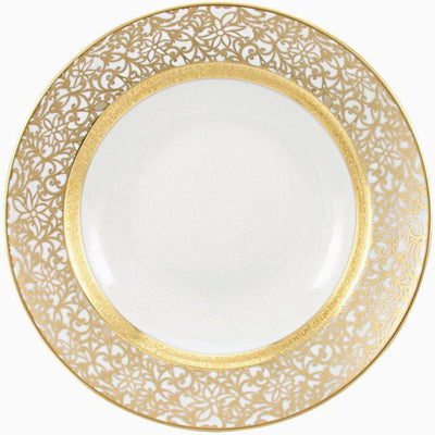 Raynaud Tolede Or/Gold White Deep Chop Plate