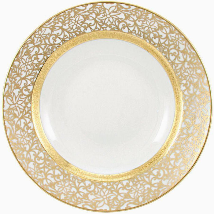 Raynaud Tolede Or/Gold White Deep Chop Plate