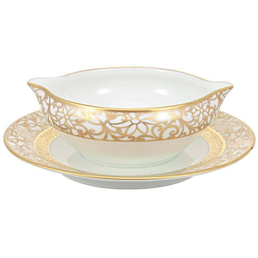 Raynaud Tolede Or/Gold White Sauce Boat
