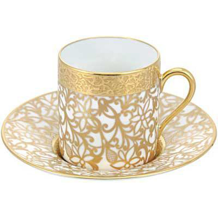 Raynaud Tolede Or/Gold White Coffee Cup