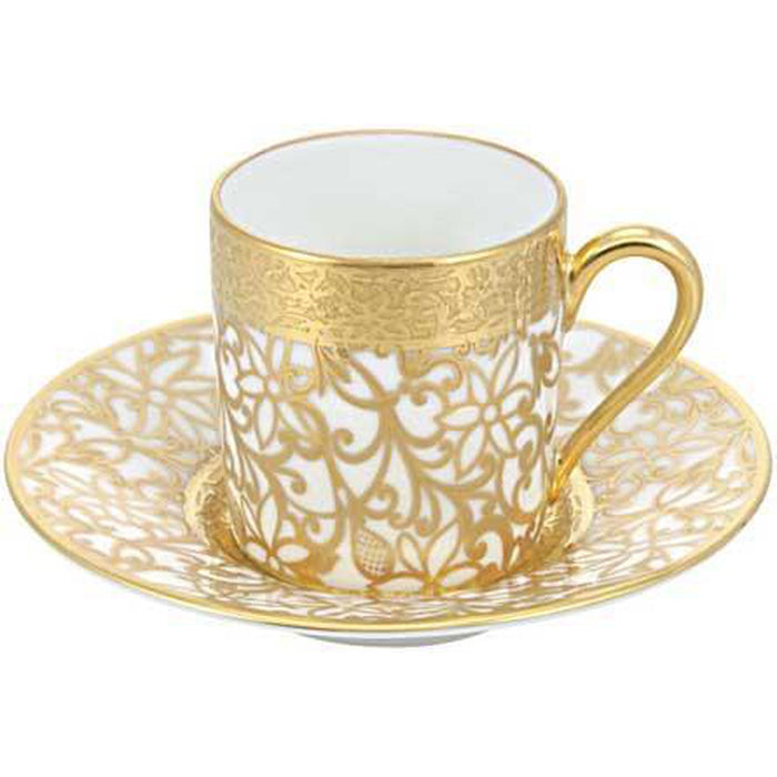 Raynaud Tolede Or/Gold White Moka Cup